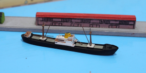 Freighter "Troyburg" black hull (1 p.) D 1954 l. Hermann HL 4